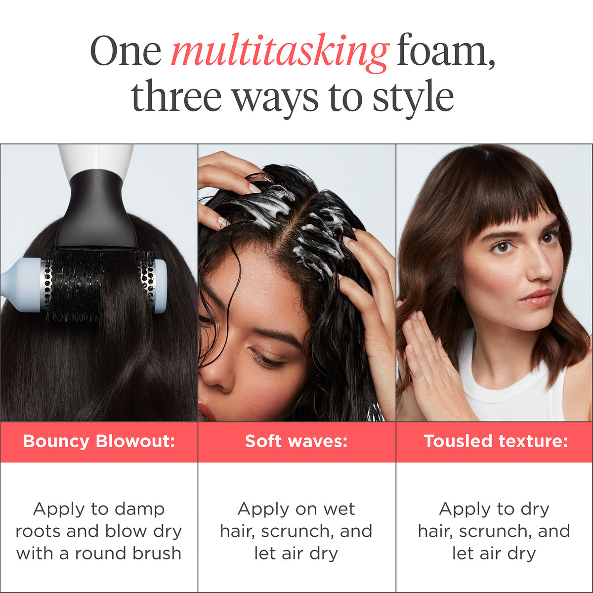 Mousse Coiffante Miraculeuse Style + Soin Yuzu + Huile de Prune