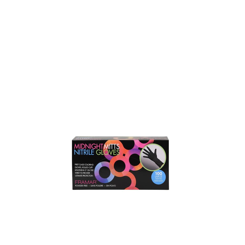 Midnight Mitts Nitrile gloves- Box 100