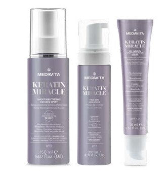 Trio miracle à la kératine
