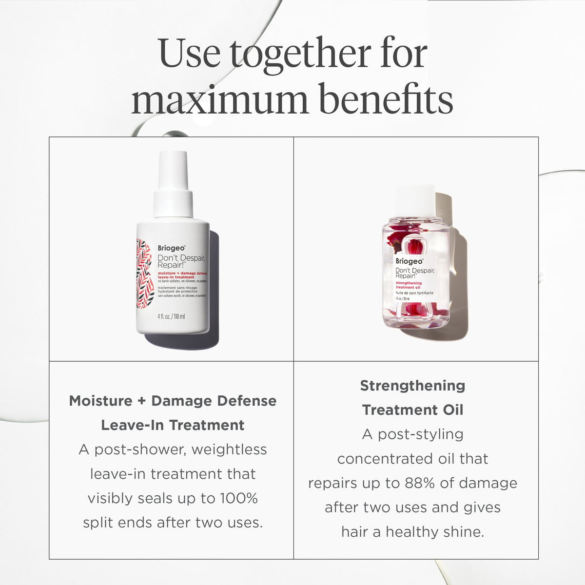 Don't Despair Repair Moisture + Damage Defense Leave In Treatment
