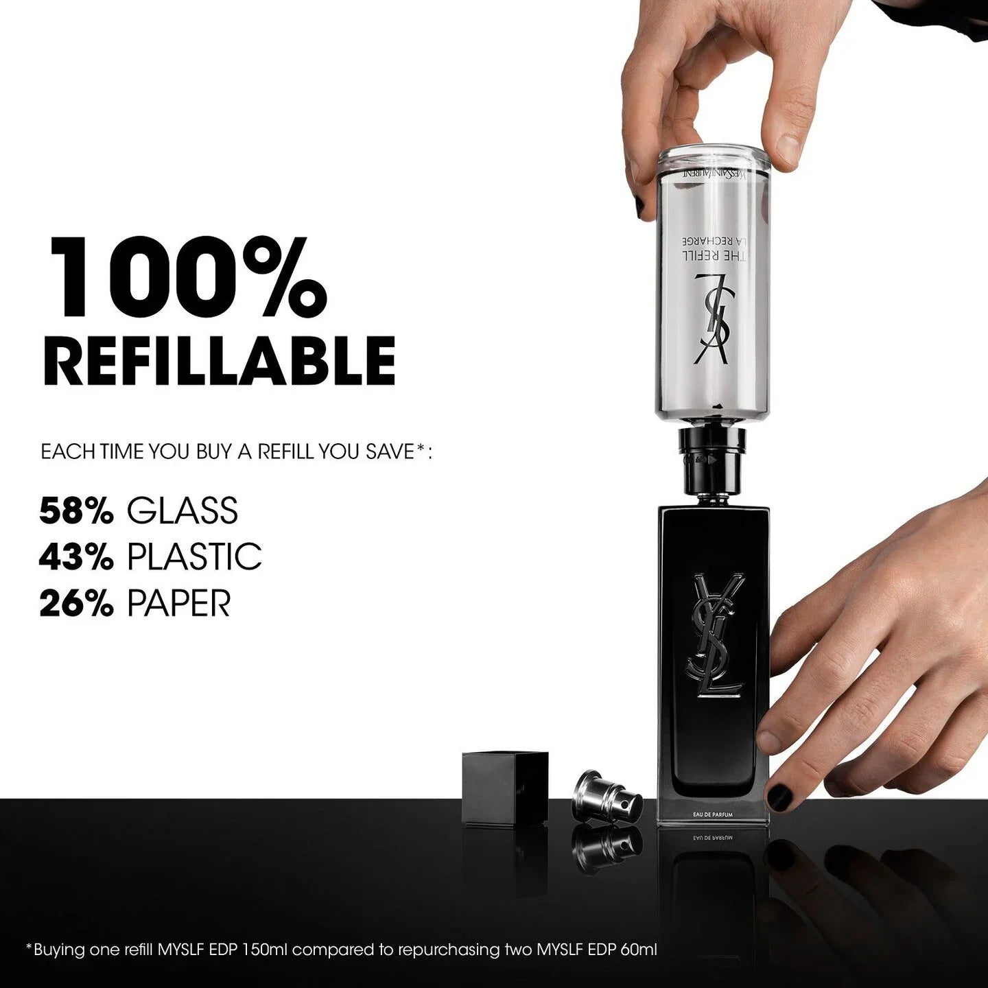 Myslf Eau De Parfum Vaporisateur Rechargeable