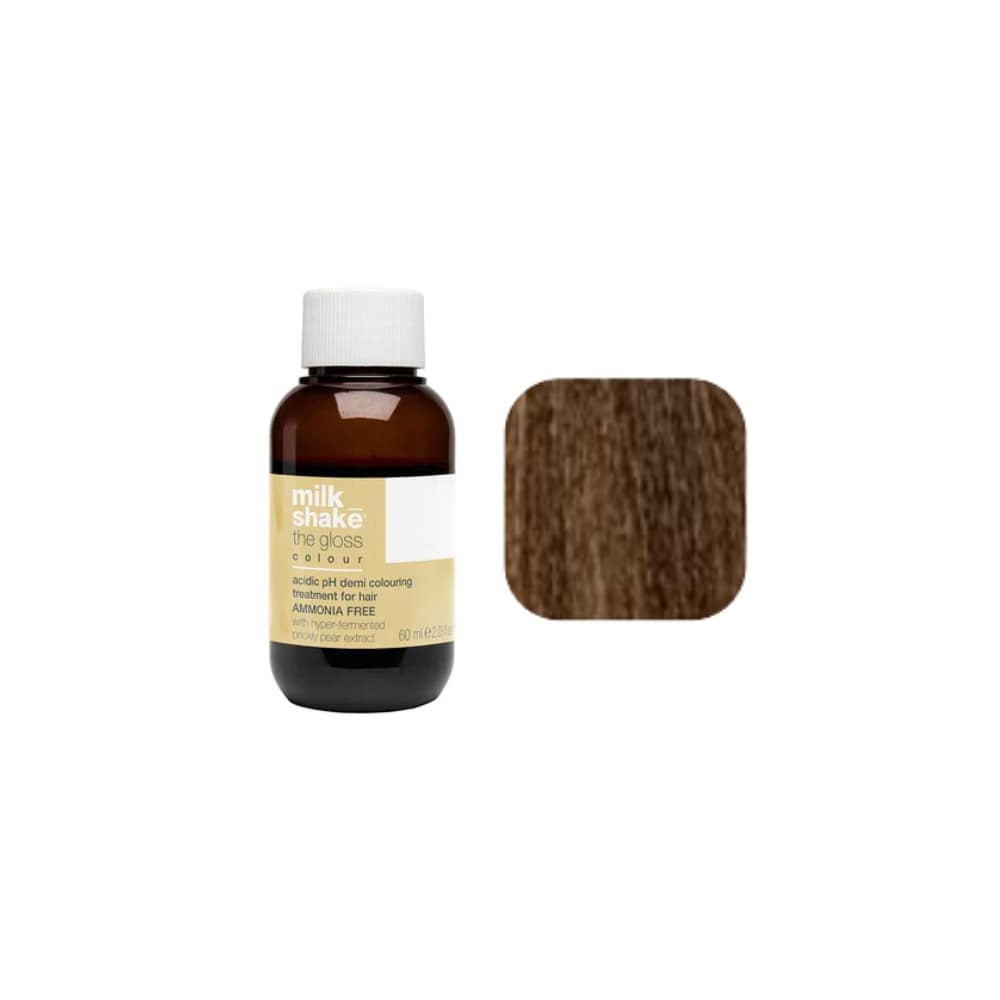 Coloration semi-permanente liquide Gloss Colour 5BA Châtain Cendré Moka Clair
