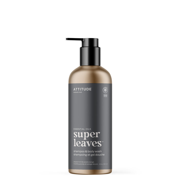Peppermint and Sweet Orange 2-in-1 Shampoo and Body Wash