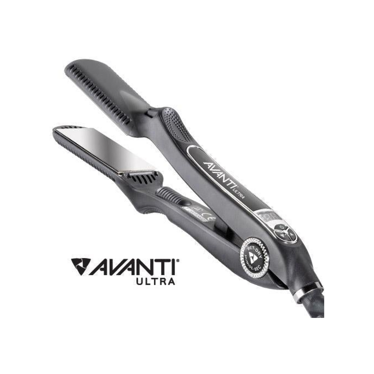 Croc Black Wet-Dry Titanium Flat Iron