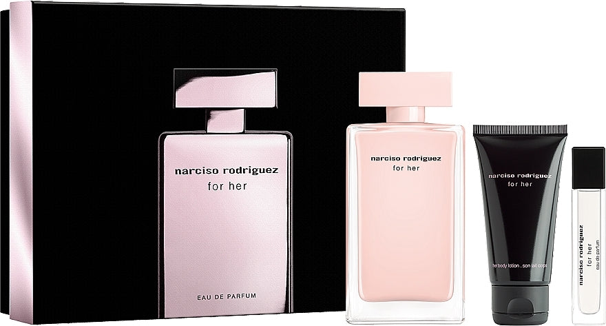For Her eau de parfum 3 pièces Coffret cadeau