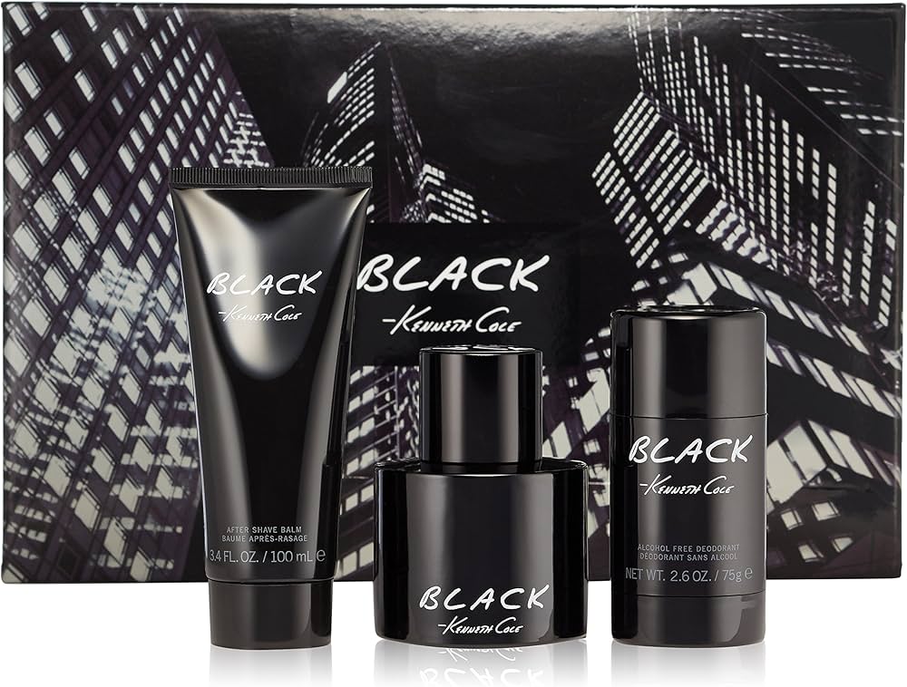 Coffret 3 pièces Eau de toilette noire