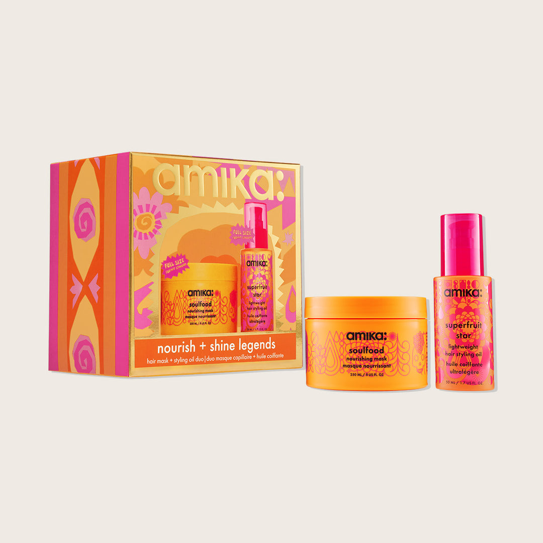 Nourish + Shine Legends Hair Mask + Styling Oil Duo- Limited-Time Sale