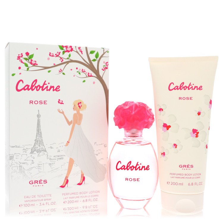 Cabotine Rose Eau De Toilette + Body Lotion Gift Set