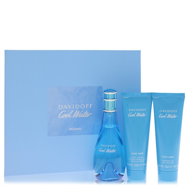 Coffret cadeau trois pièces Cool Water pour elle