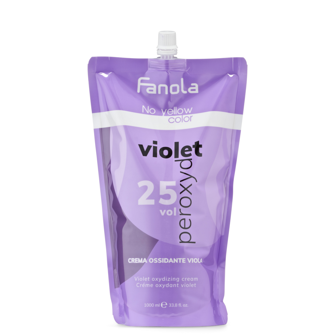 No Yellow Color Violet Peroxyde Oxydizing Cream