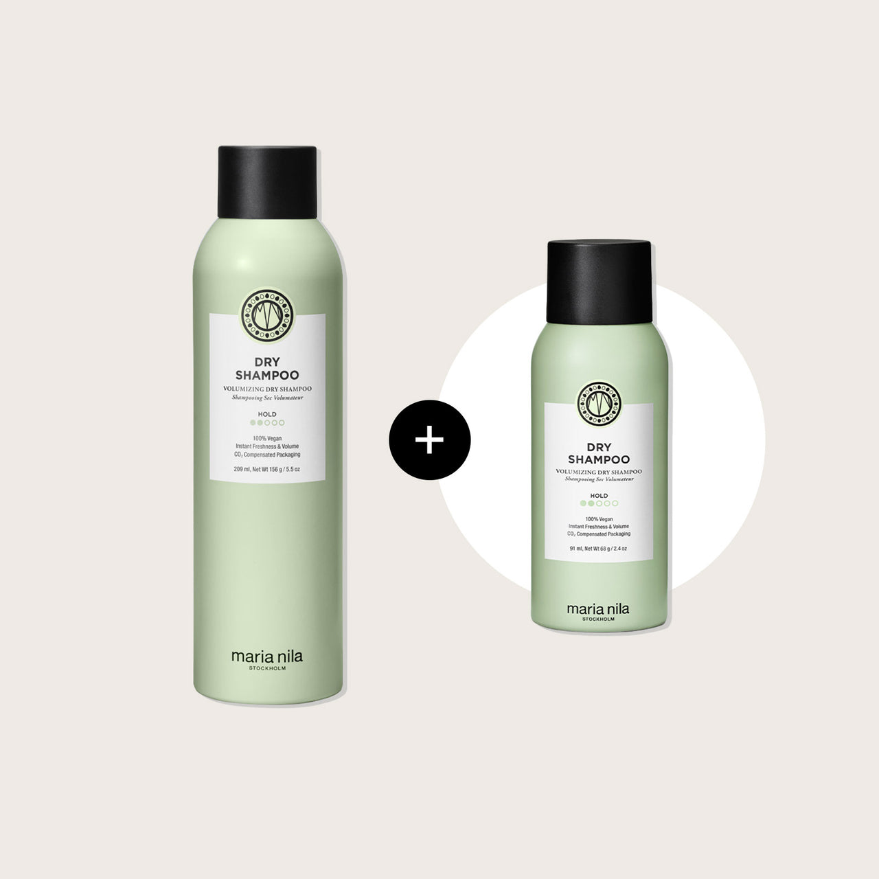 1 shampoing sec volumisant + 1 format voyage offert