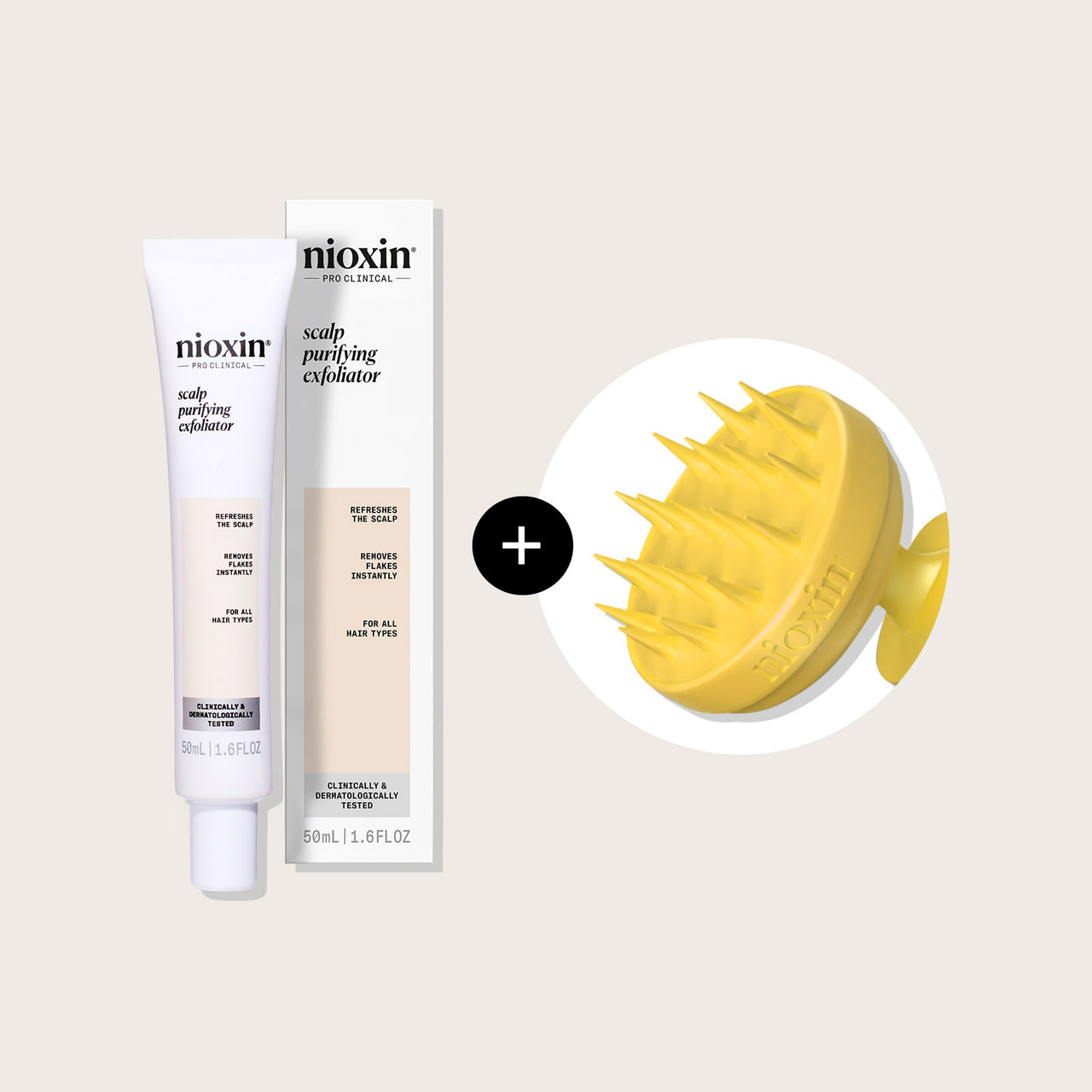 Exfoliant Purifiant Cuir Chevelu + Brosse Cuir Chevelu Offerte