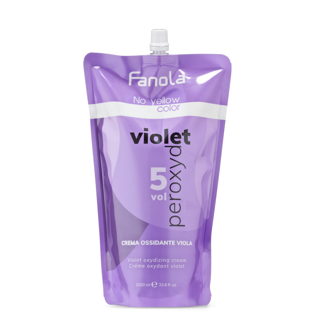 No Yellow Color Violet Peroxyde Oxydizing Cream