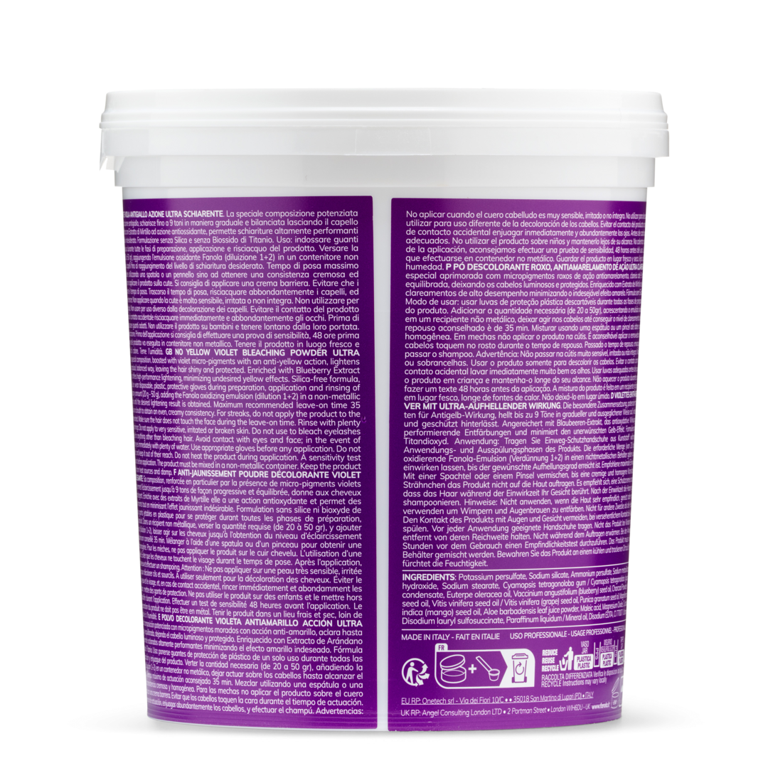 No Yellow Color Violet Ultra Lightener 9