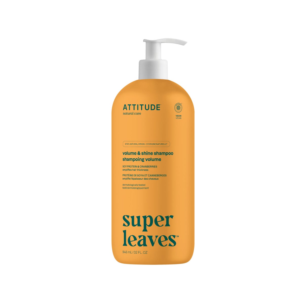 Shampoo Volume & Shine Soy Protein & Cranberries Super Leaves
