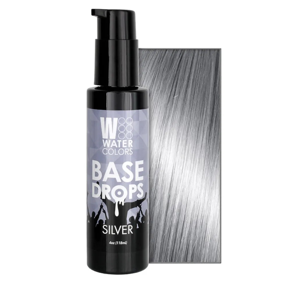 Water Color Silver Base Drops