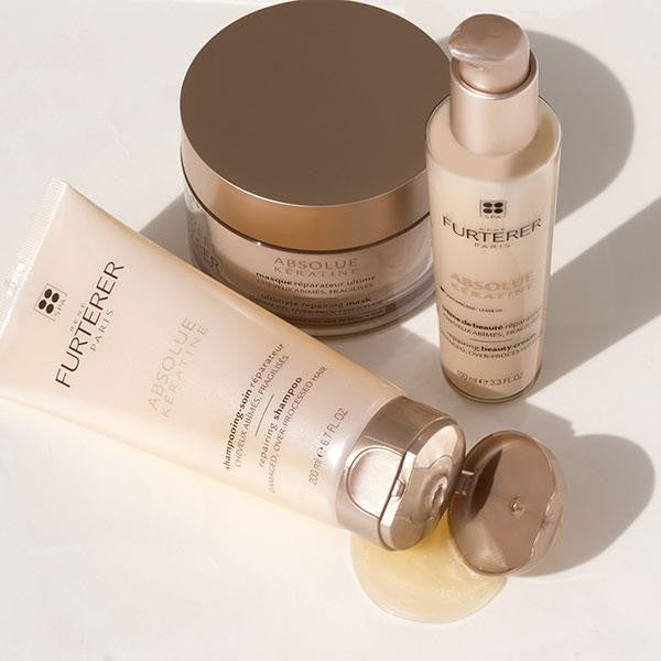 Shampooing Réparateur Absolue Kératine Cheveux Abîmés et Sur-sollicités