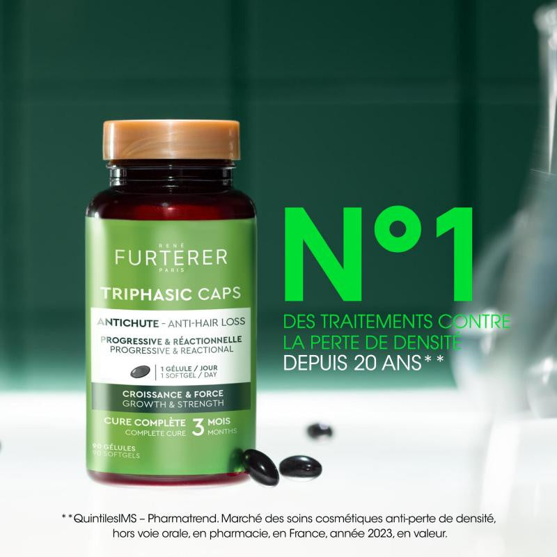 Capsules triphasiques antichute pour la pousse et la force