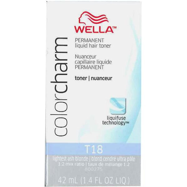 Color Charm Liquid Hair Toner T18 Lightest Ash Blonde