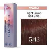 Illumina Hair Color 5/43 Light Red Golden Brown