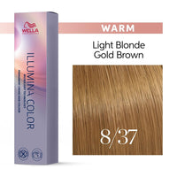 Illumina Coloration Cheveux 8/37 Blond Châtain Doré Clair