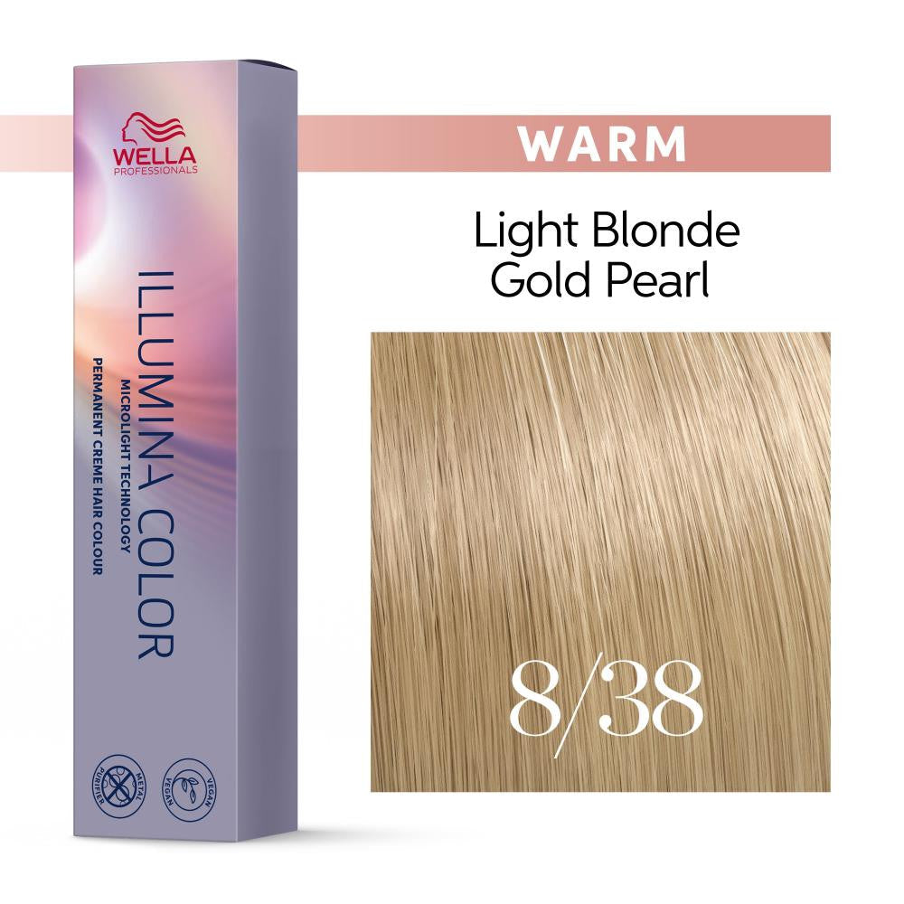 Illumina 8/38 - Blond clair nacré doré